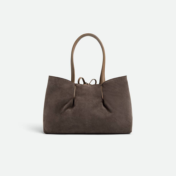 bottega veneta medium pinacoteca suede leather tote handbag #854371